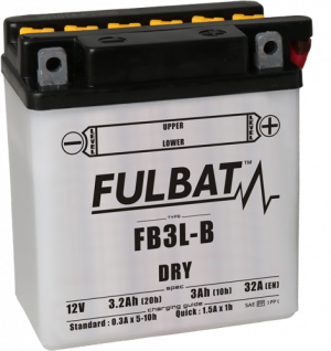 Conventional battery (incl.acid pack) FULBAT Acid pack included