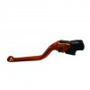 Brake lever ACCOSSATO fixed CNC-worked aluminium, orange