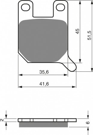 Brake pads GOLDFREN 008 K5