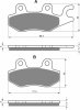 Brake pads GOLDFREN 009 S33 STREET REAR