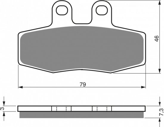 Brake pads GOLDFREN 010 S3