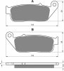 Brake pads GOLDFREN 014 S33 STREET FRONT