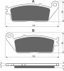 Brake pads GOLDFREN 022 S33 STREET FRONT