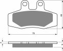 Brake pads GOLDFREN 026 S3