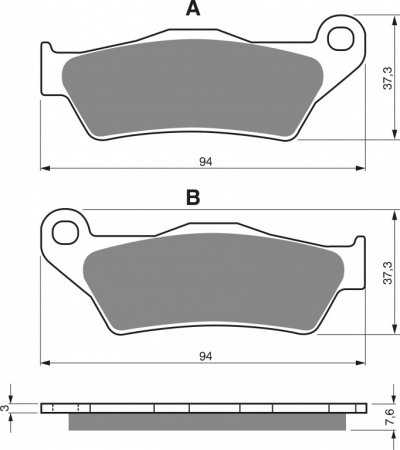 Brake pads GOLDFREN 031 K1