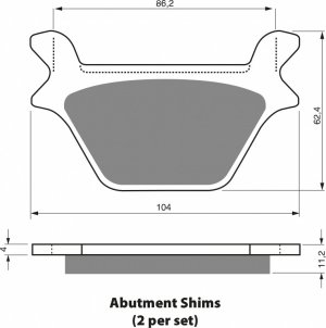 Brake pads GOLDFREN S3