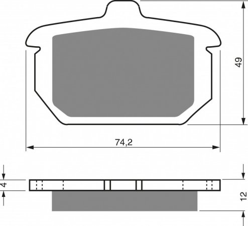 Brake pads GOLDFREN 058 AD