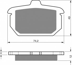 Brake pads GOLDFREN S3