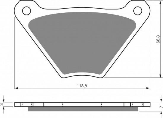 Brake pads GOLDFREN 060 AD