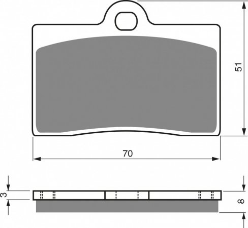 Brake pads GOLDFREN 064 S3