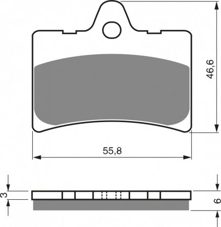 Brake pads GOLDFREN 066 S3