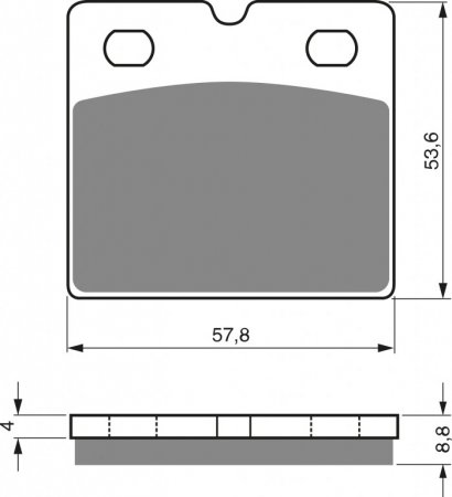 Brake pads GOLDFREN 072 AD  STREET