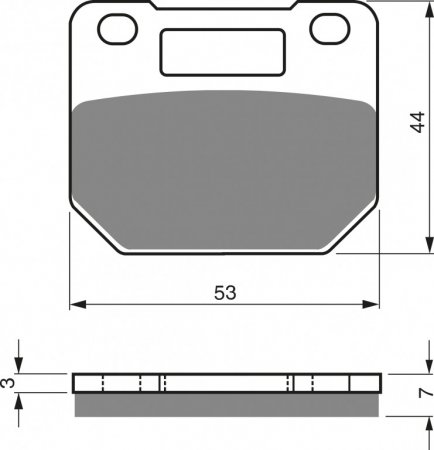 Brake pads GOLDFREN 074 S3