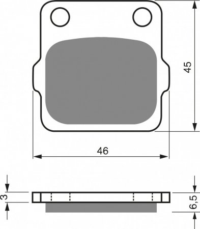 Brake pads GOLDFREN 077 AD