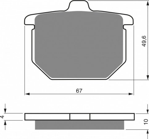 Brake pads GOLDFREN 079 S3