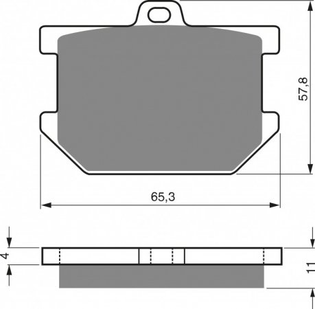 Brake pads GOLDFREN 082 S3