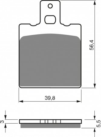 Brake pads GOLDFREN 083 AD