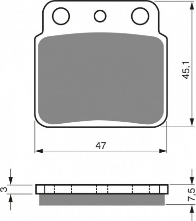 Brake pads GOLDFREN 092 AD