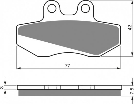 Brake pads GOLDFREN 095 S3