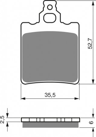 Brake pads GOLDFREN 096 K5