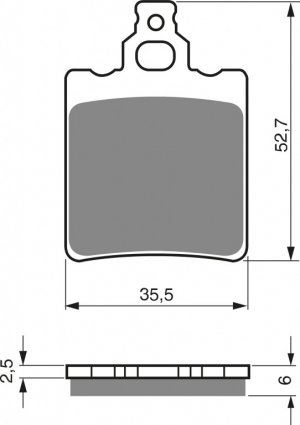 Brake pads GOLDFREN S3