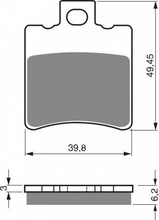 Brake pads GOLDFREN 098 S3