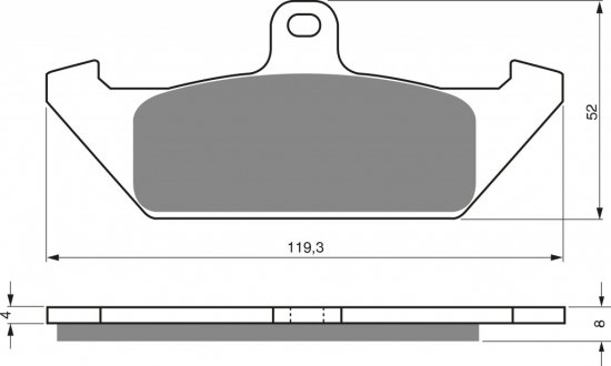 Brake pads GOLDFREN 101 S3