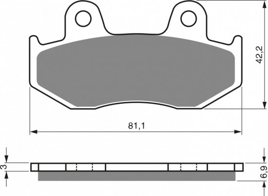 Brake pads GOLDFREN 103 K5