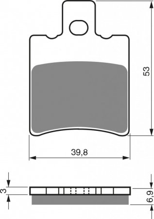 Brake pads GOLDFREN 107 S3