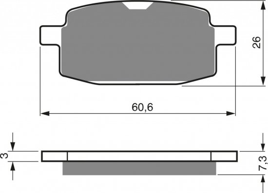 Brake pads GOLDFREN 114 AD