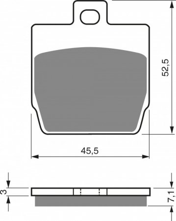 Brake pads GOLDFREN 128 S3