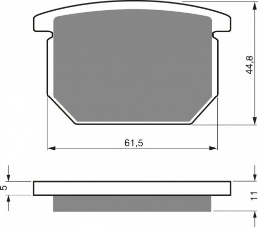 Brake pads GOLDFREN 138 S3