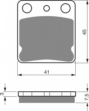 Brake pads GOLDFREN S3