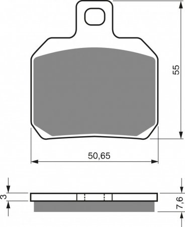 Brake pads GOLDFREN 152 S33 STREET FRONT