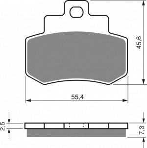 Brake pads GOLDFREN S3