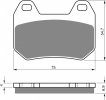 Brake pads GOLDFREN 195 S33 STREET REAR