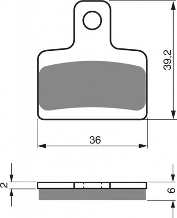 Brake pads GOLDFREN 199 S33 OFF-ROAD REAR