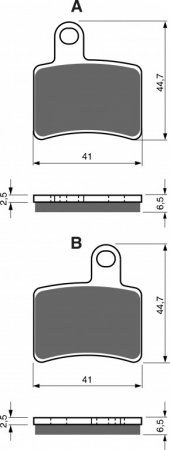 Brake pads GOLDFREN 228 S33 OFF-ROAD REAR