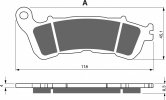 Brake pads GOLDFREN 257 S33 OFF-ROAD