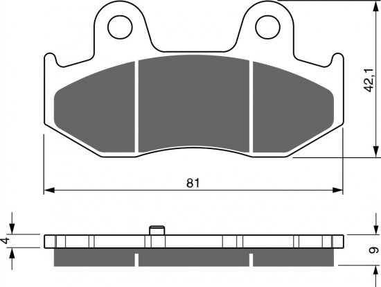 Brake pads GOLDFREN 267 S3