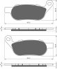 Brake pads GOLDFREN 273 S33 STREET REAR