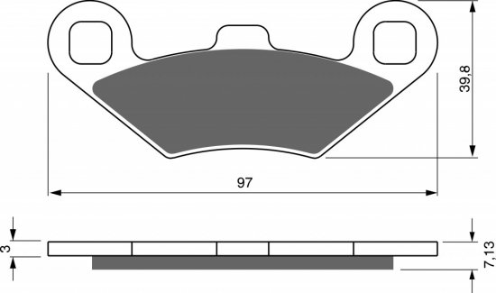 Brake pads GOLDFREN 280 S3