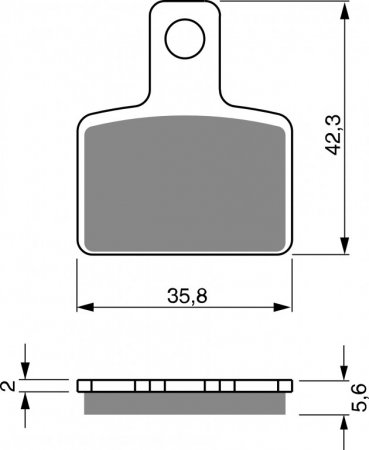 Brake pads GOLDFREN 282 K5