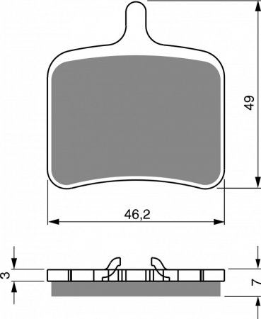 Brake pads GOLDFREN 290 AD