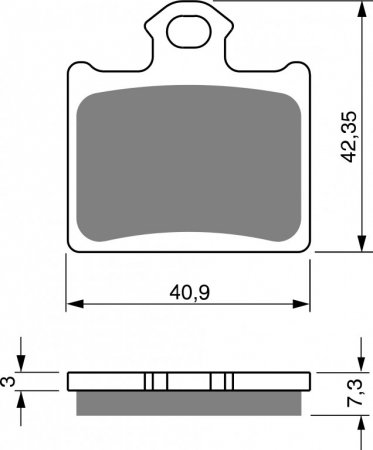 Brake pads GOLDFREN 297 K5