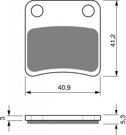 Brake pads GOLDFREN 303 AD