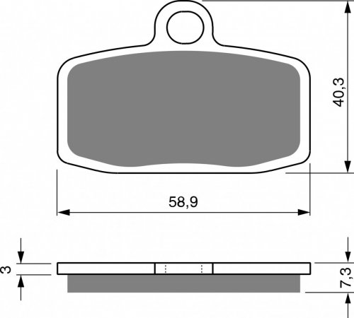 Brake pads GOLDFREN 307 K5