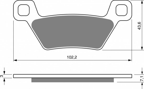 Brake pads GOLDFREN 314 S3