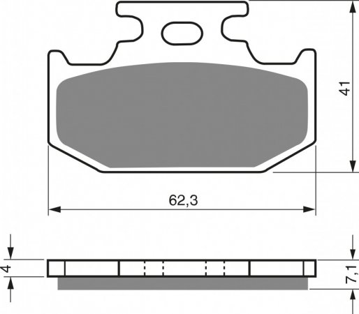 Brake pads GOLDFREN 317 S3