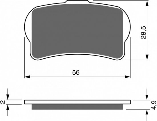 Brake pads GOLDFREN 325 K5